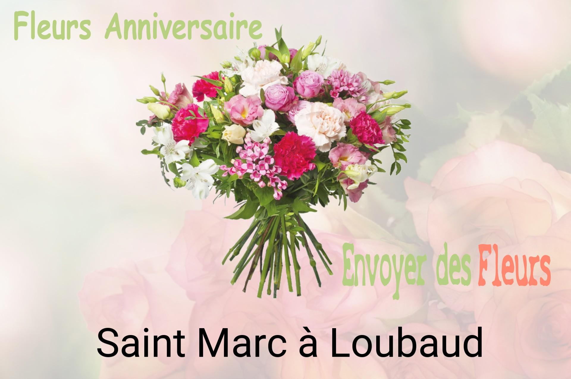 Bouquet de fleurs d’anniversaire livré à Saint-Marc-à-Loubaud