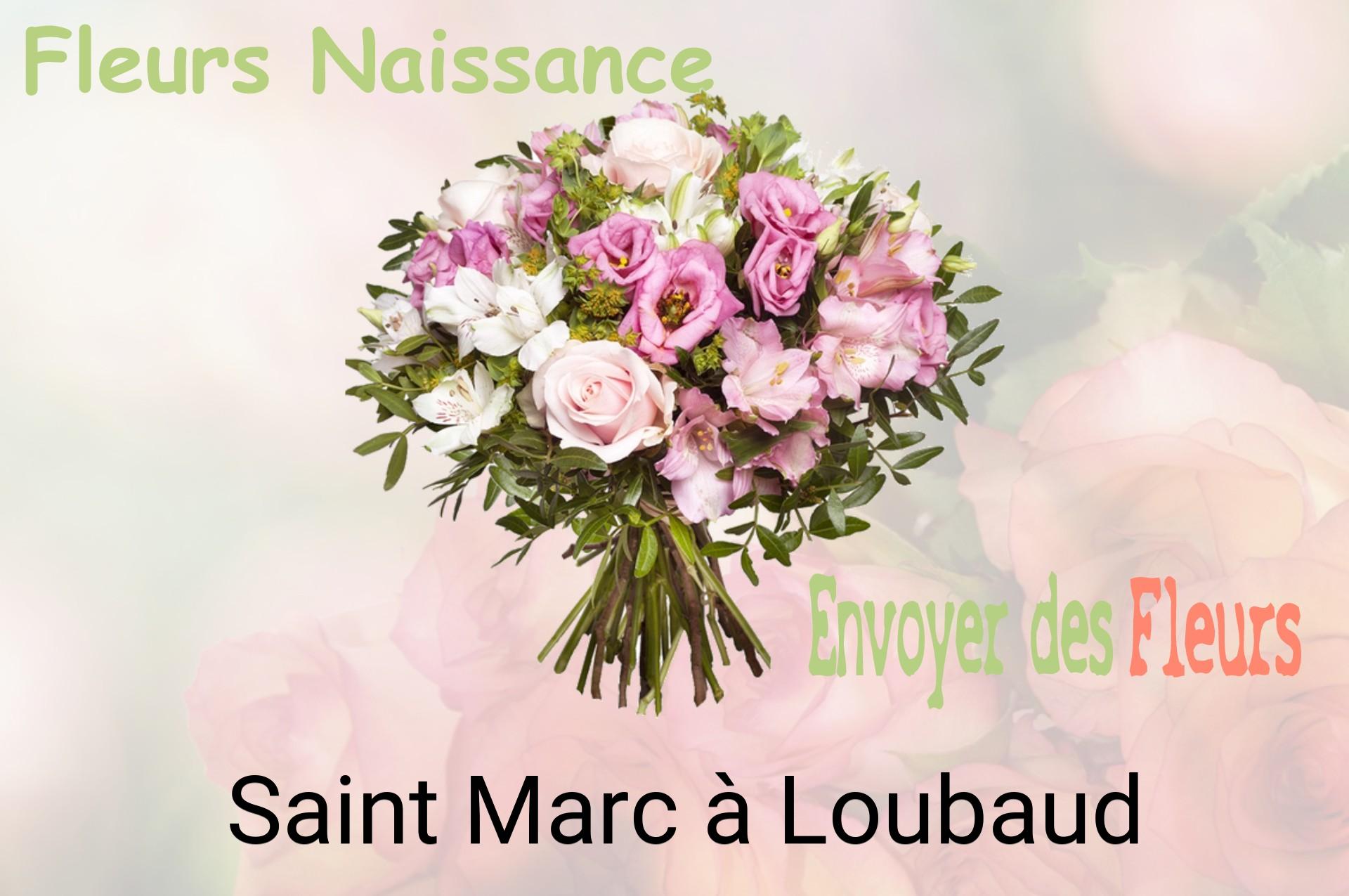 Bouquet de fleurs de naissance livré à Saint-Marc-à-Loubaud